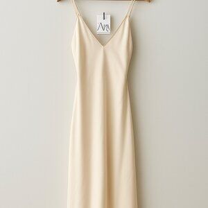 ✨ Zara Satin Slip Dress – New With Tags ✨